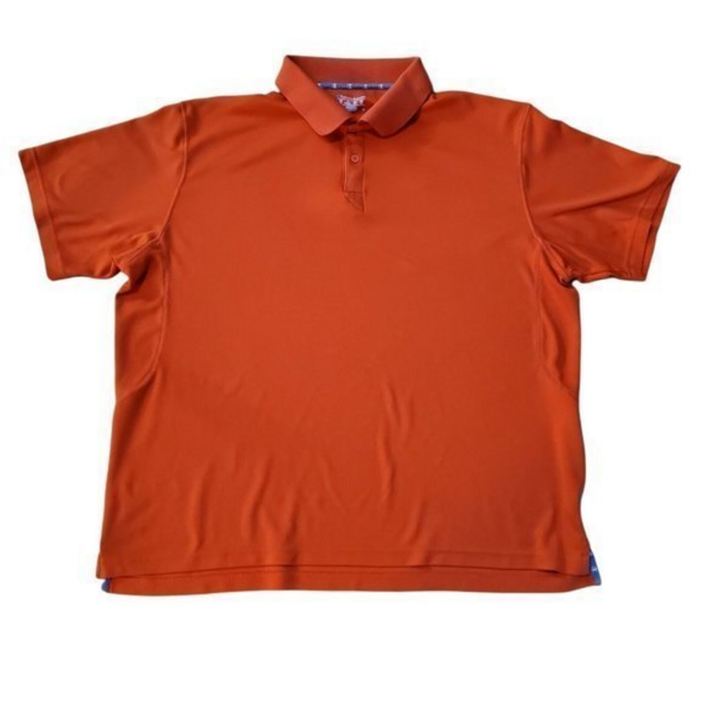 Solid Orange Men's 2XL/XXL‎ Champion Polyester Polo